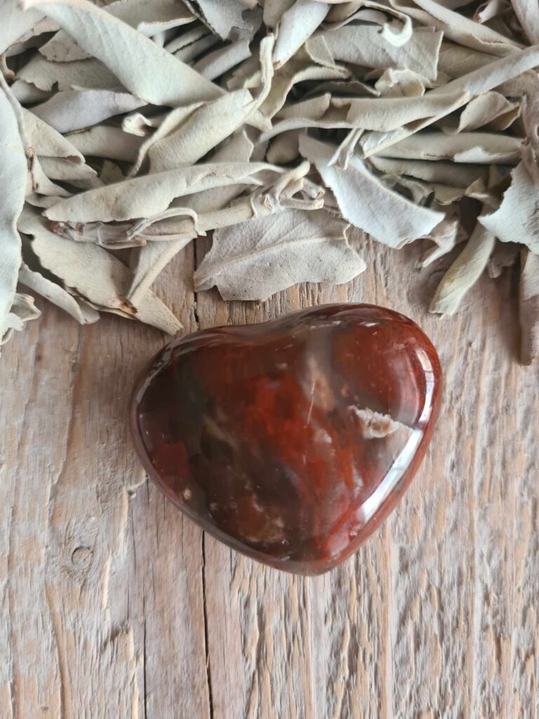 Versteend hout hartjes