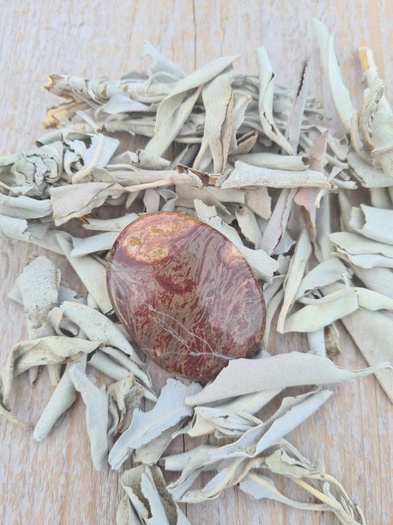 Jaspis hout Amulet