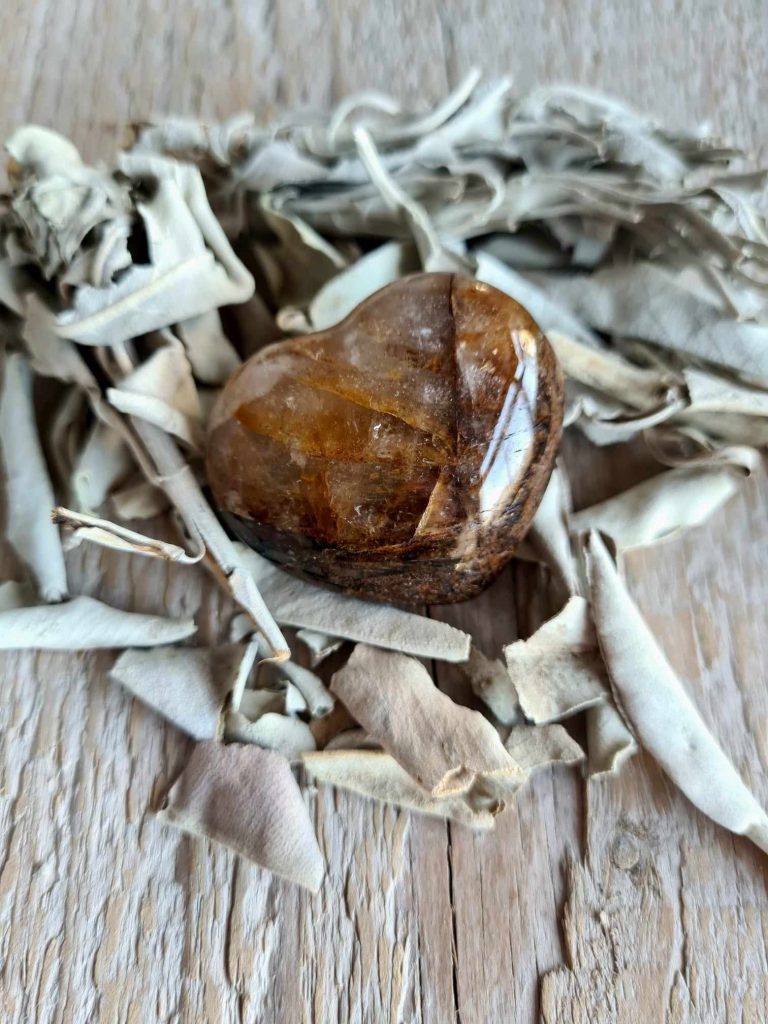 Golden healer hart 4 x 3 cm
