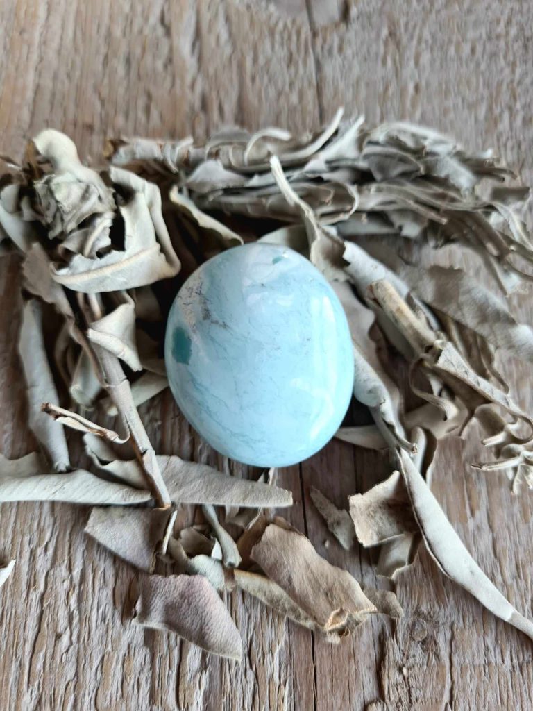 Turkoois Chrysocolla uit Madagaskar