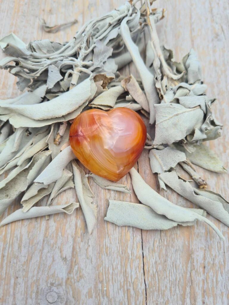 Carneool hartje 1