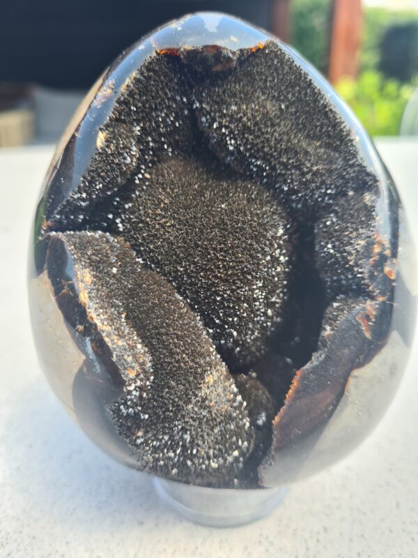 Septarie ei (Dragon egg) 1355 gram - Afbeelding 5