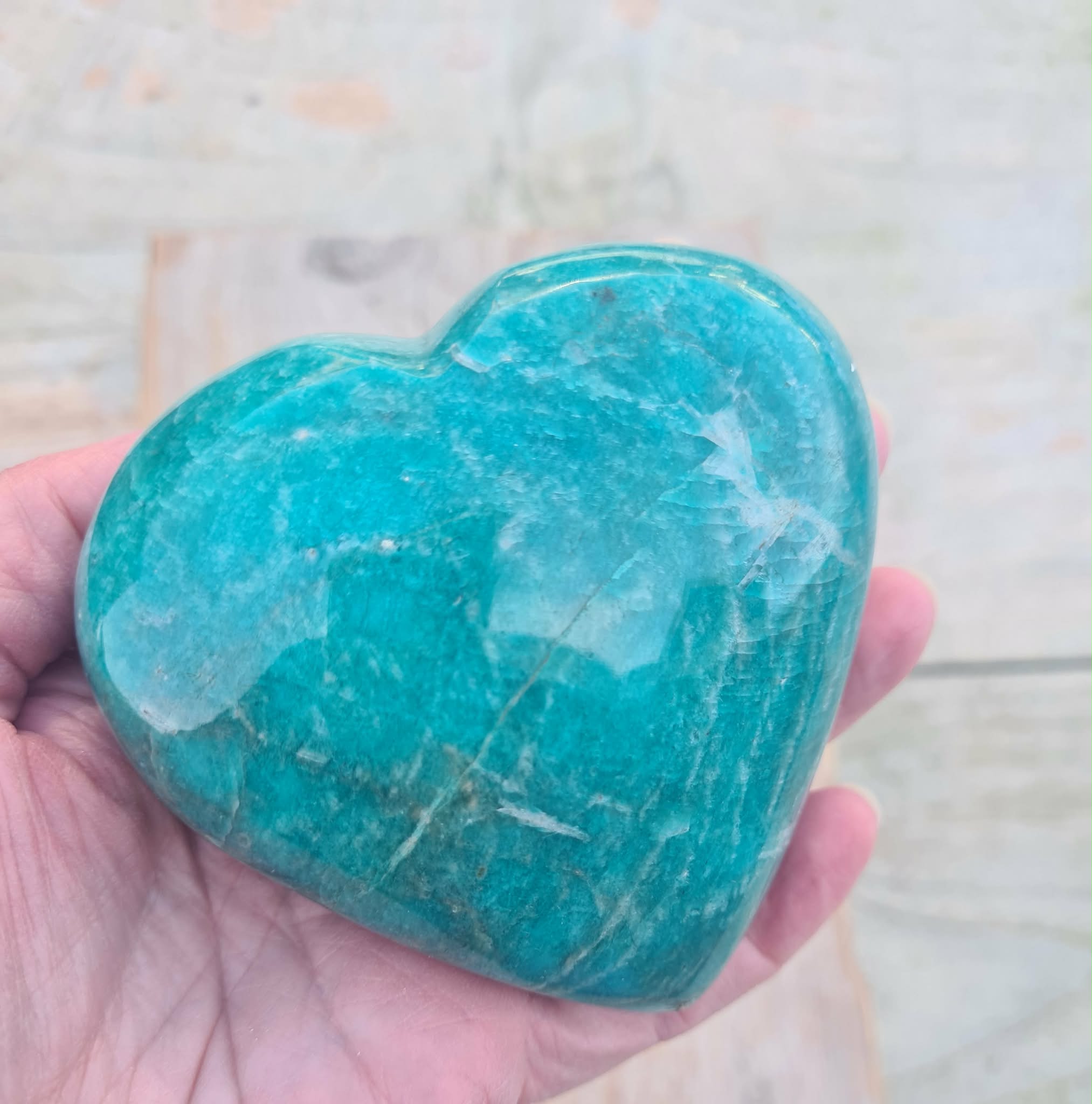 Amazoniet hart