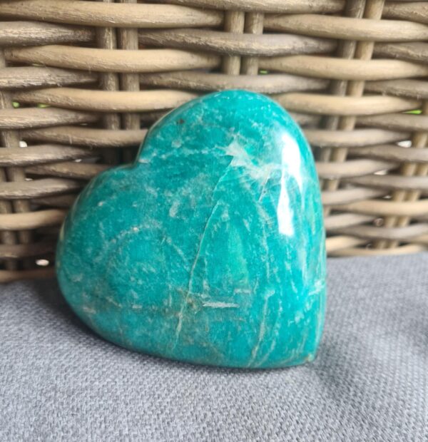 Amazoniet hart 411 gram - Afbeelding 2