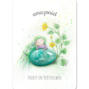 Mini kaart A7 bloemetje tussen de bloemen