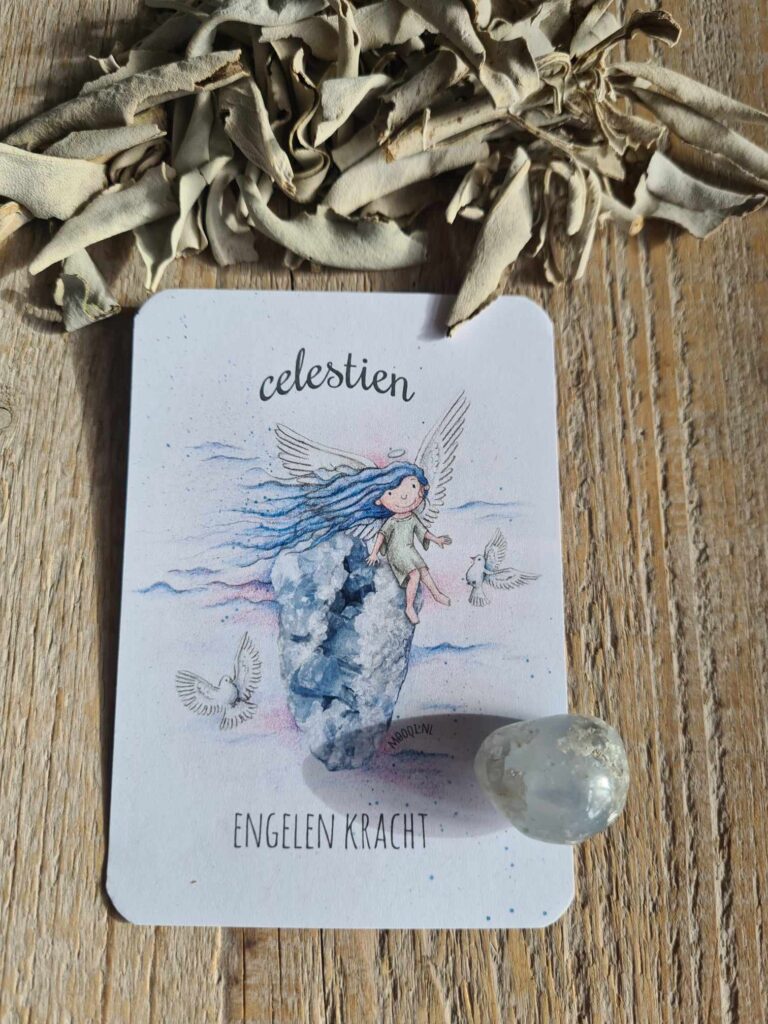 Mooqi edelsteen pakketje Celestien