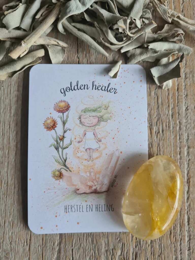 Mooqi edelsteen pakketje met Golden Healer