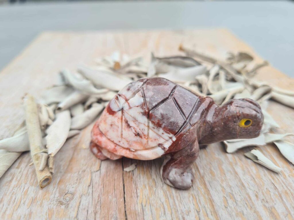 Speksteen schildpad
