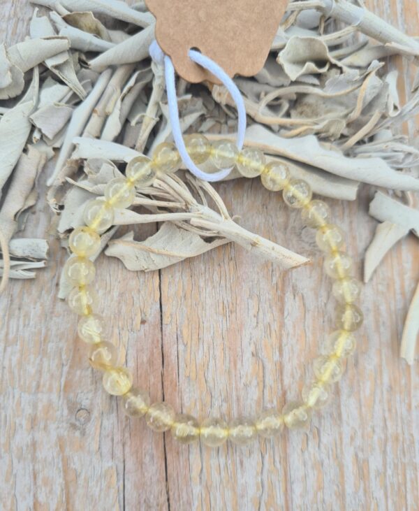 Rutielkwarts armband 6 mm