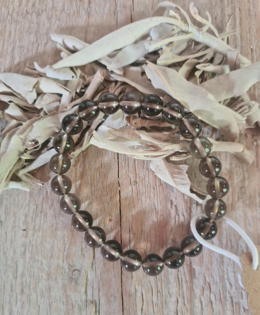 Rookkwarts armband 8 mm