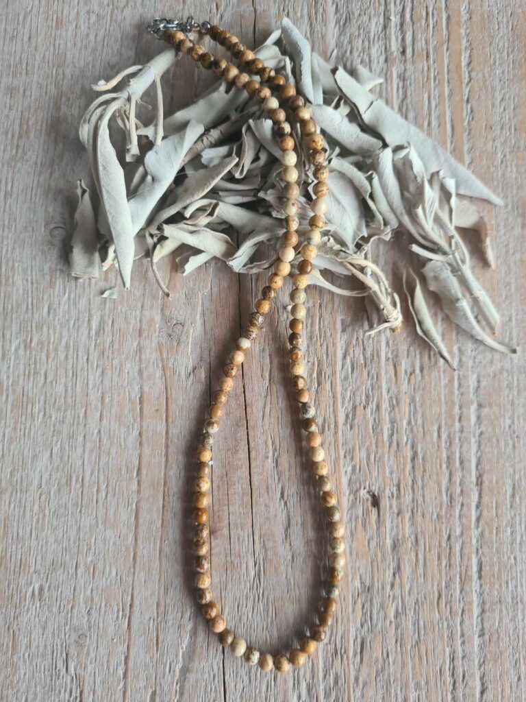 Landschap Jaspis 4mm - 45 cm