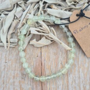 Prehniet armband 6 mm