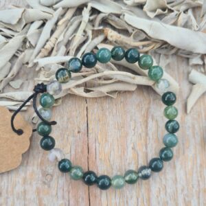 Mosagaat armband 6 mm