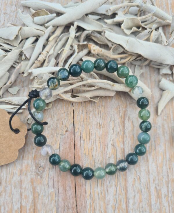 Mosagaat armband 6 mm