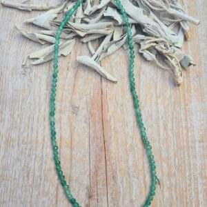 Groene Aventurijn 3 mm 45 cm facet geslepen