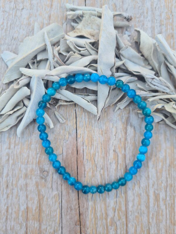 Blauwe Apatiet 4 mm kraal