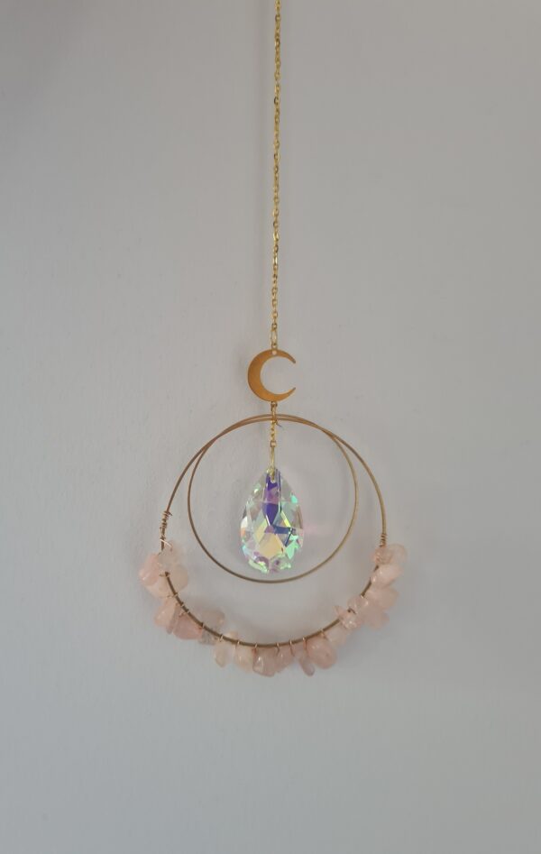 Suncatcher Rozenkwarts