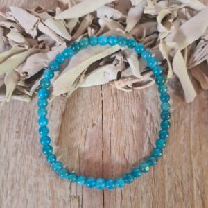 armband Blauwe Apatiet 4 mm