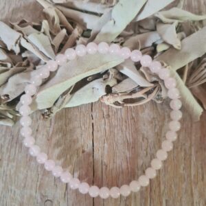 armband Rozenkwart 4 mm
