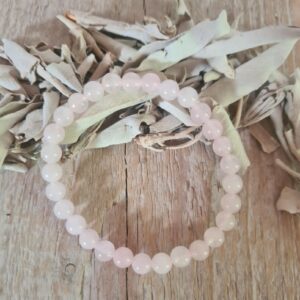 armband Rozenkwart 6 mm