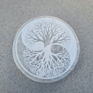 Seleniet oplaadschijf tree of life 12 cm