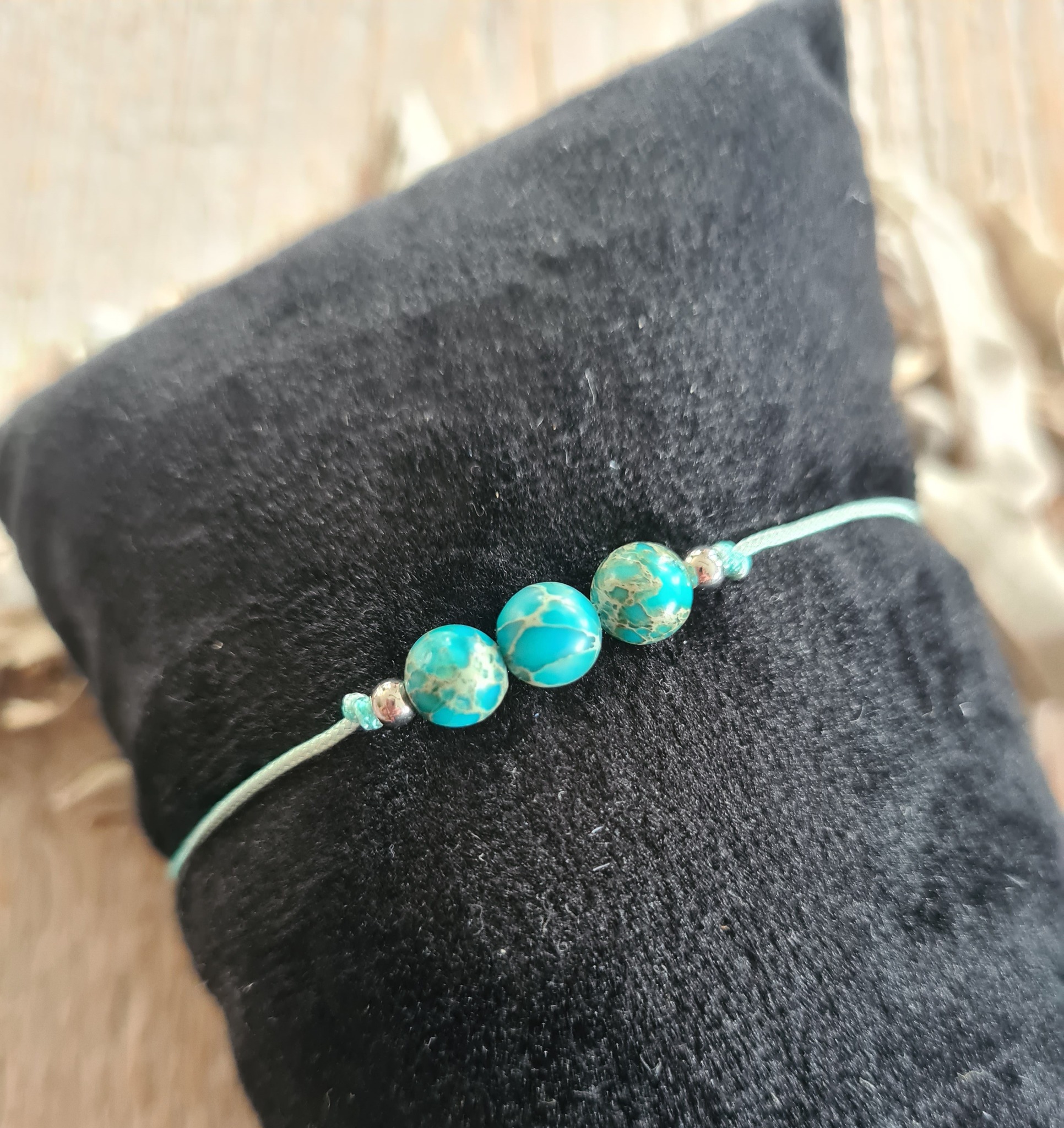 Serpentijn op macramé draad