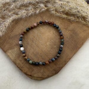 Oceaan Jaspis armband 4 mm