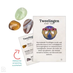 Tweelingen-Sterrenbeeld cadeauzakje