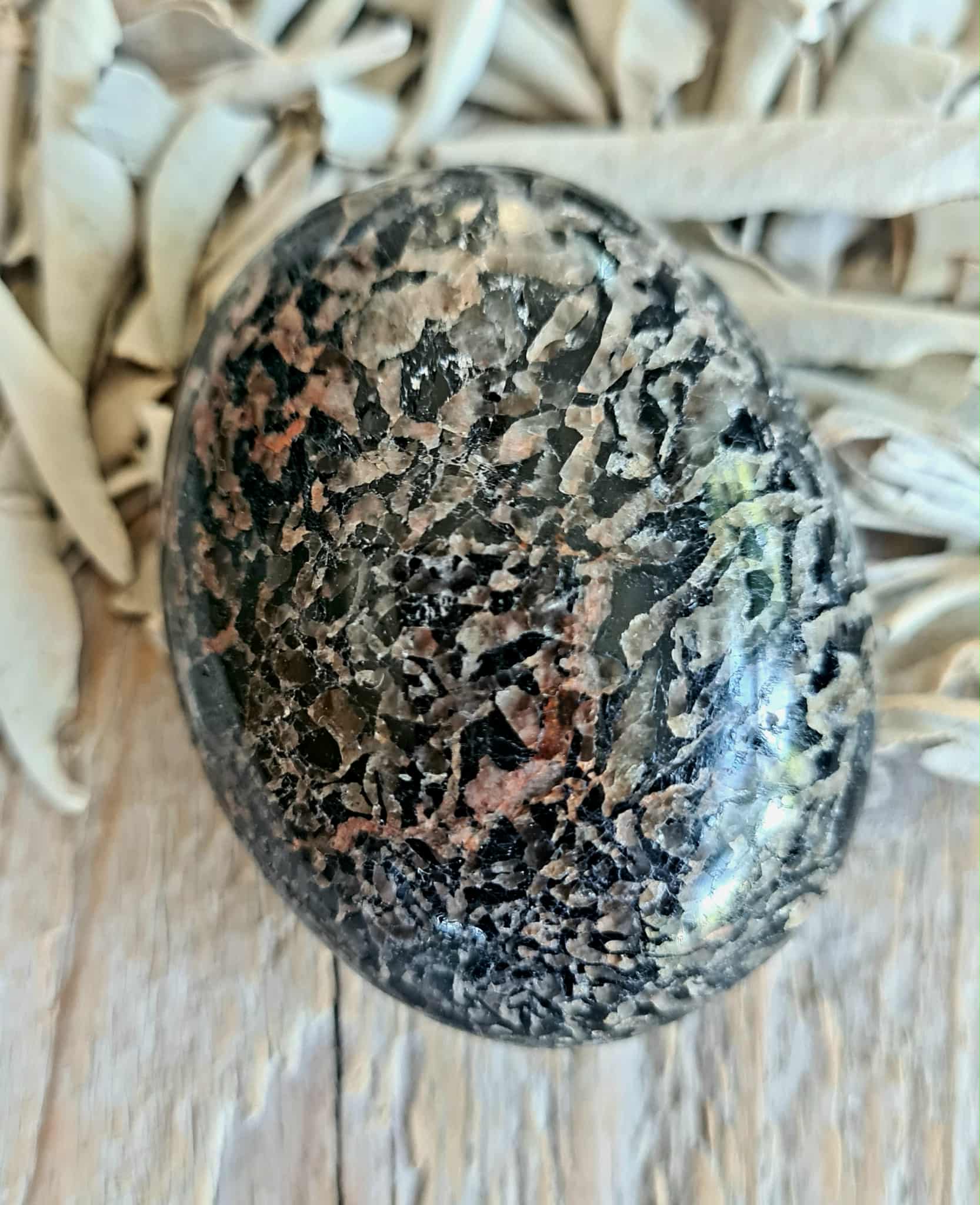 Toermalijn kwarts pebble 5