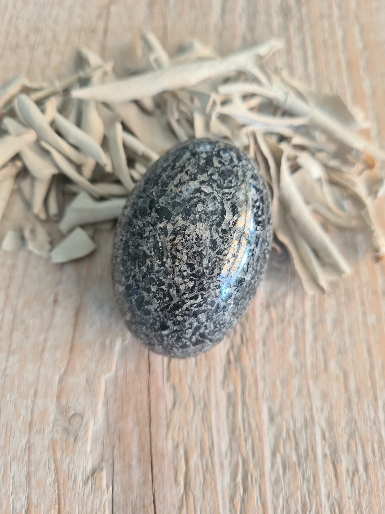 Toermalijn kwarts pebble 3