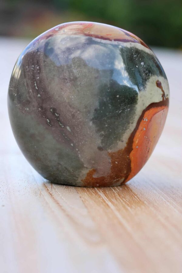 Polychroom Jaspis sculptuur - Afbeelding 2