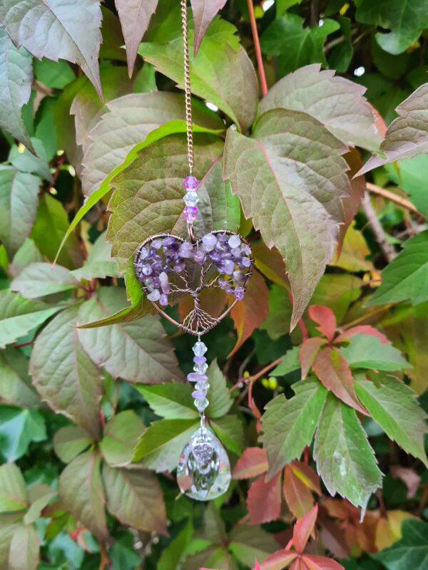 Suncatcher levensboom Amethist