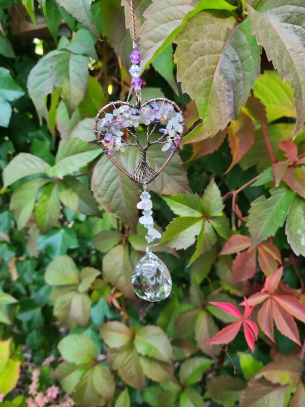 Suncatcher levensboom Fluoriet