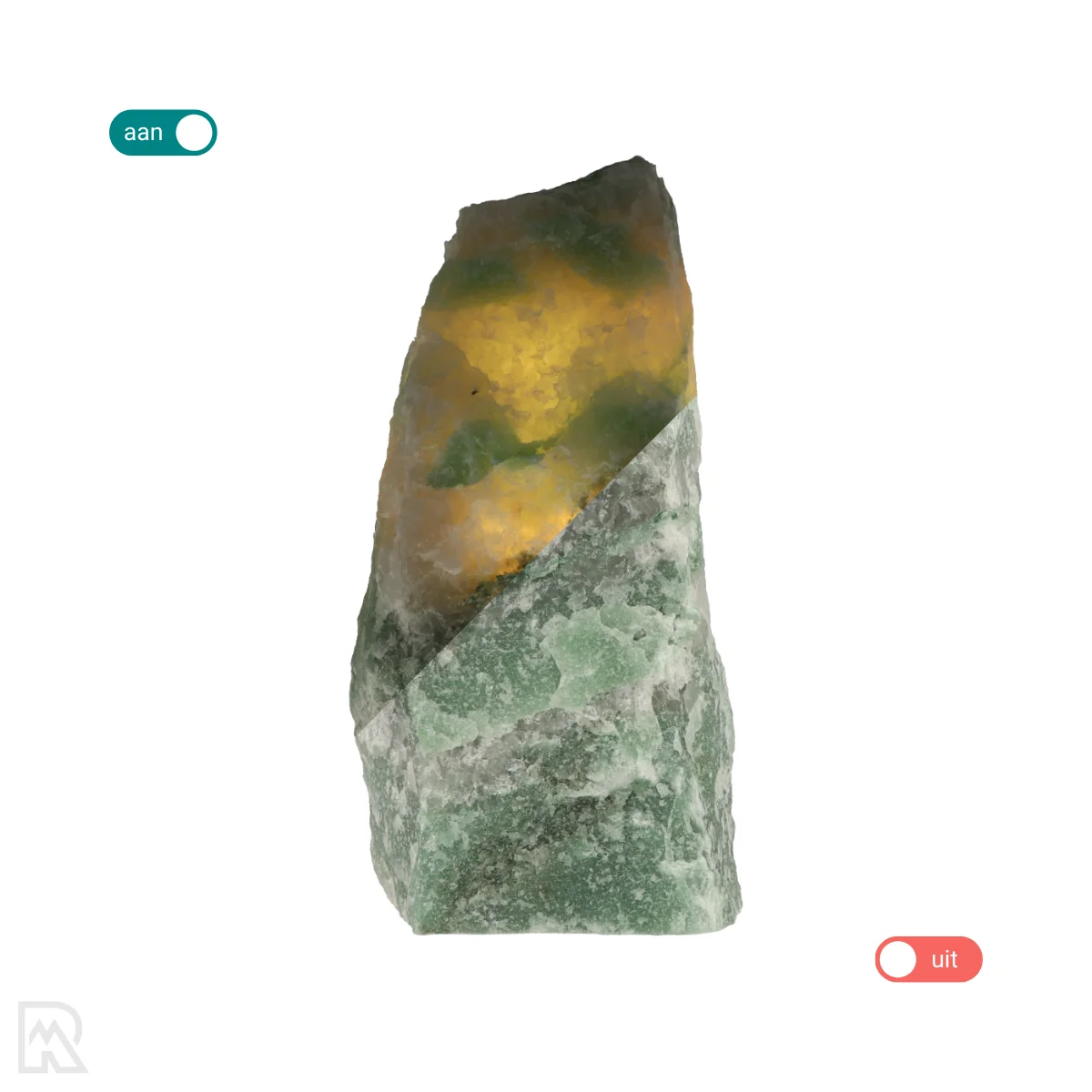 Groene Kwarts lamp - Afbeelding 2