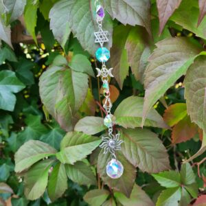 Suncatcher zilver met zonnetje