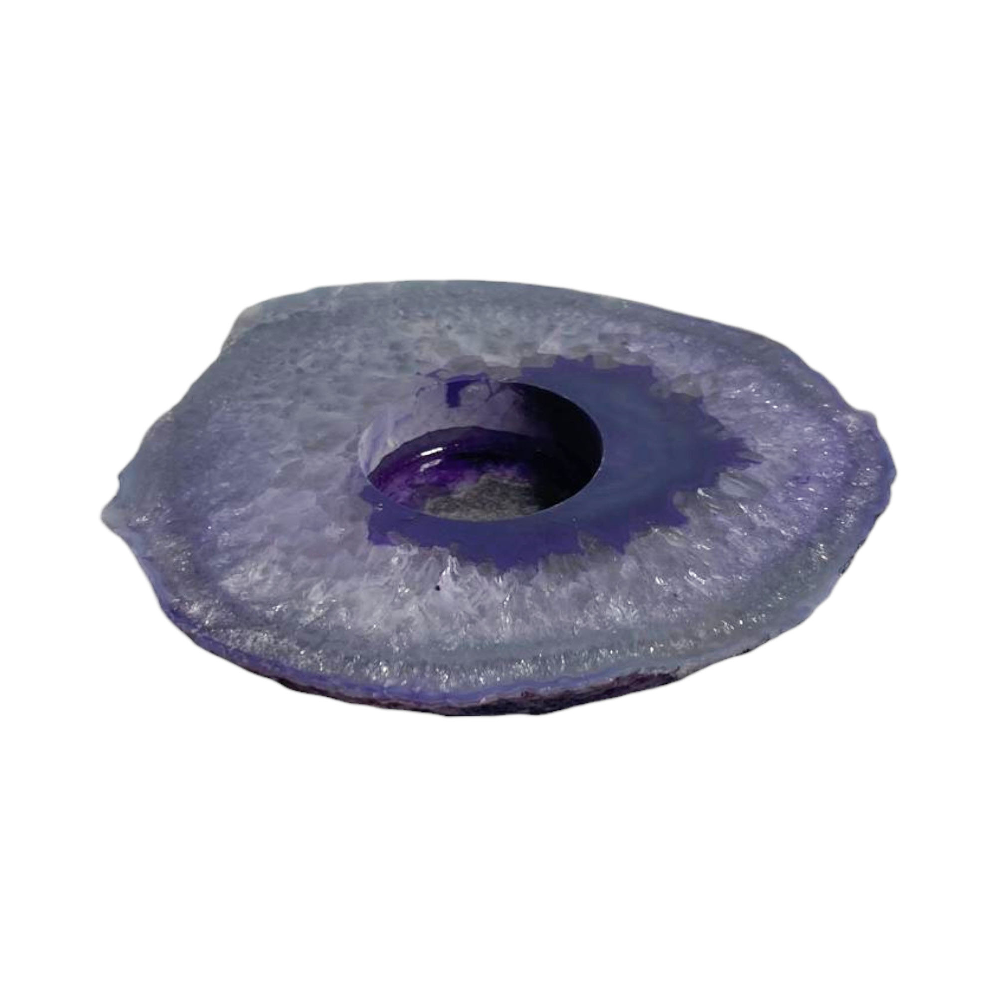 Kandelaar agaat paars