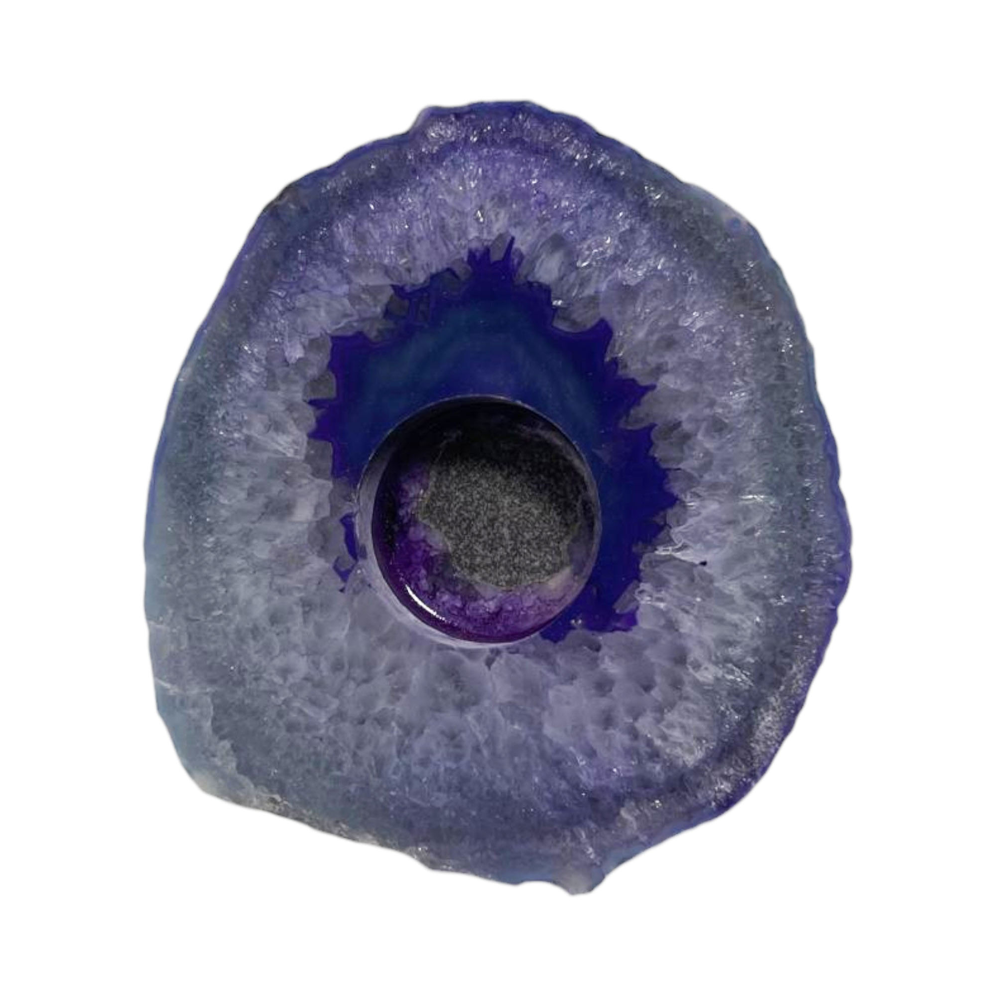 Kandelaar agaat paars