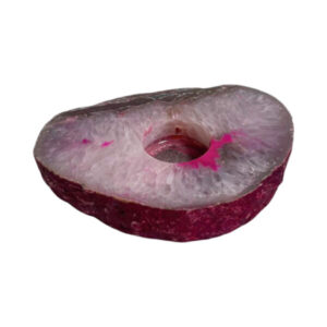 Kandelaar agaat roze