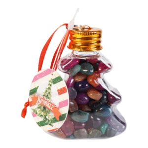 Kerst ornament diverse edelstenen