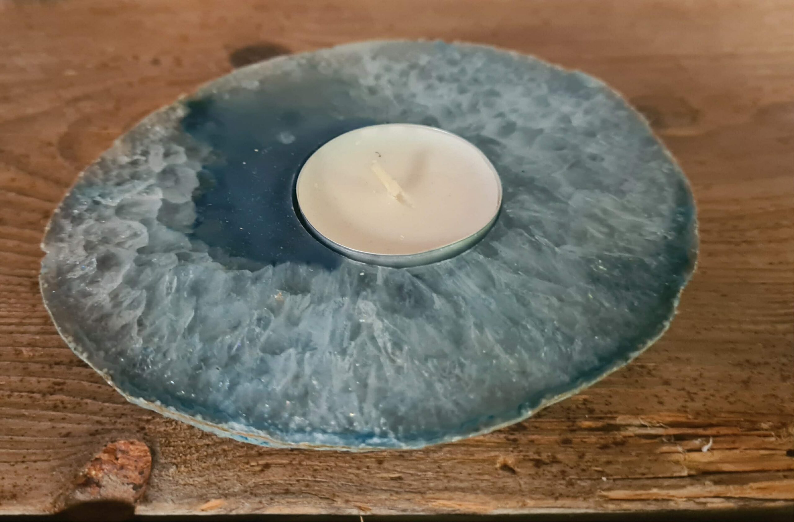 Waxine licht houder agaat