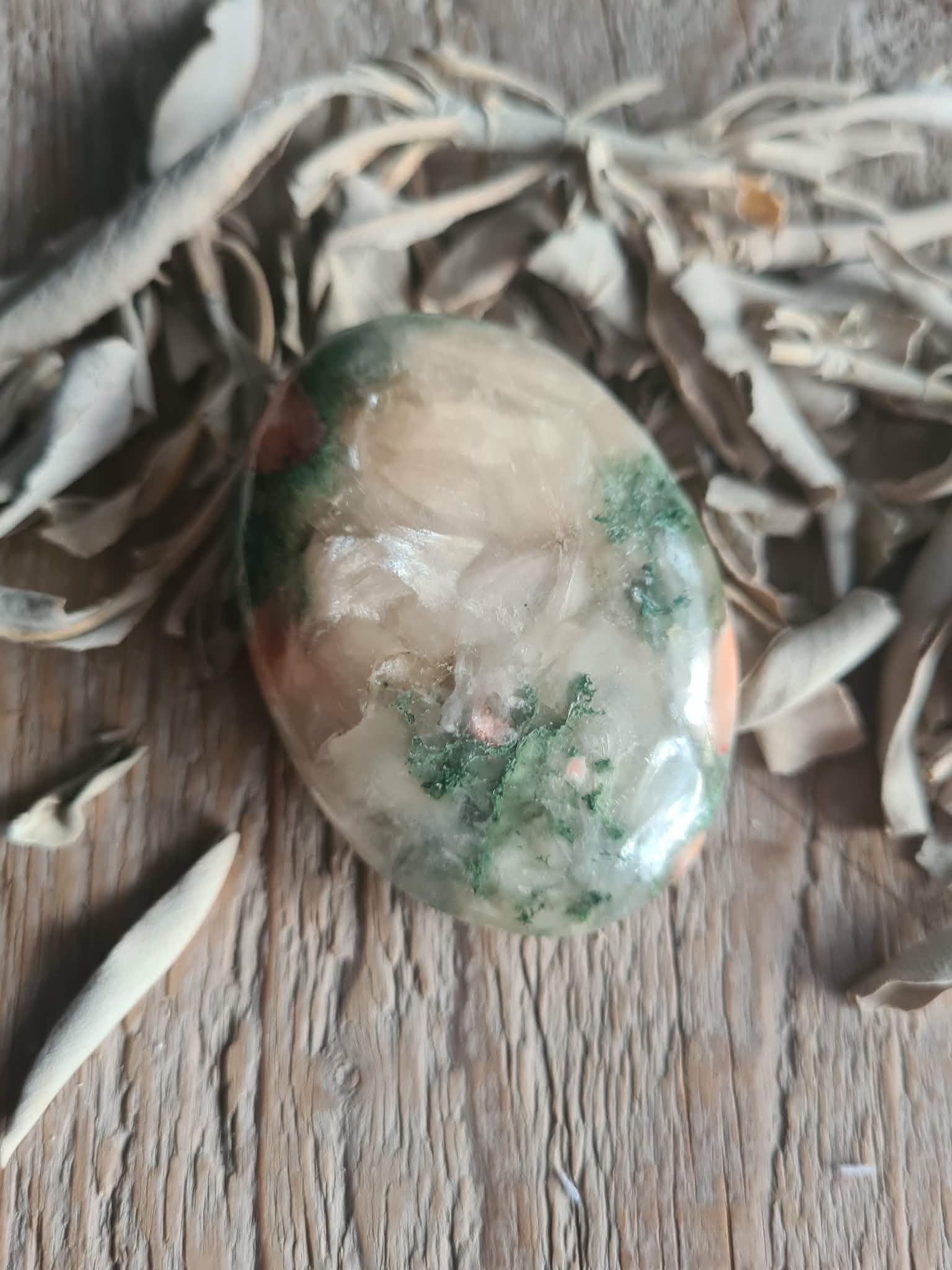 Groene heulandiet met stilbiet 1.1