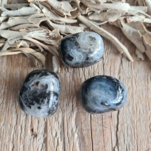 Zebra lace agaat knuffelsteen