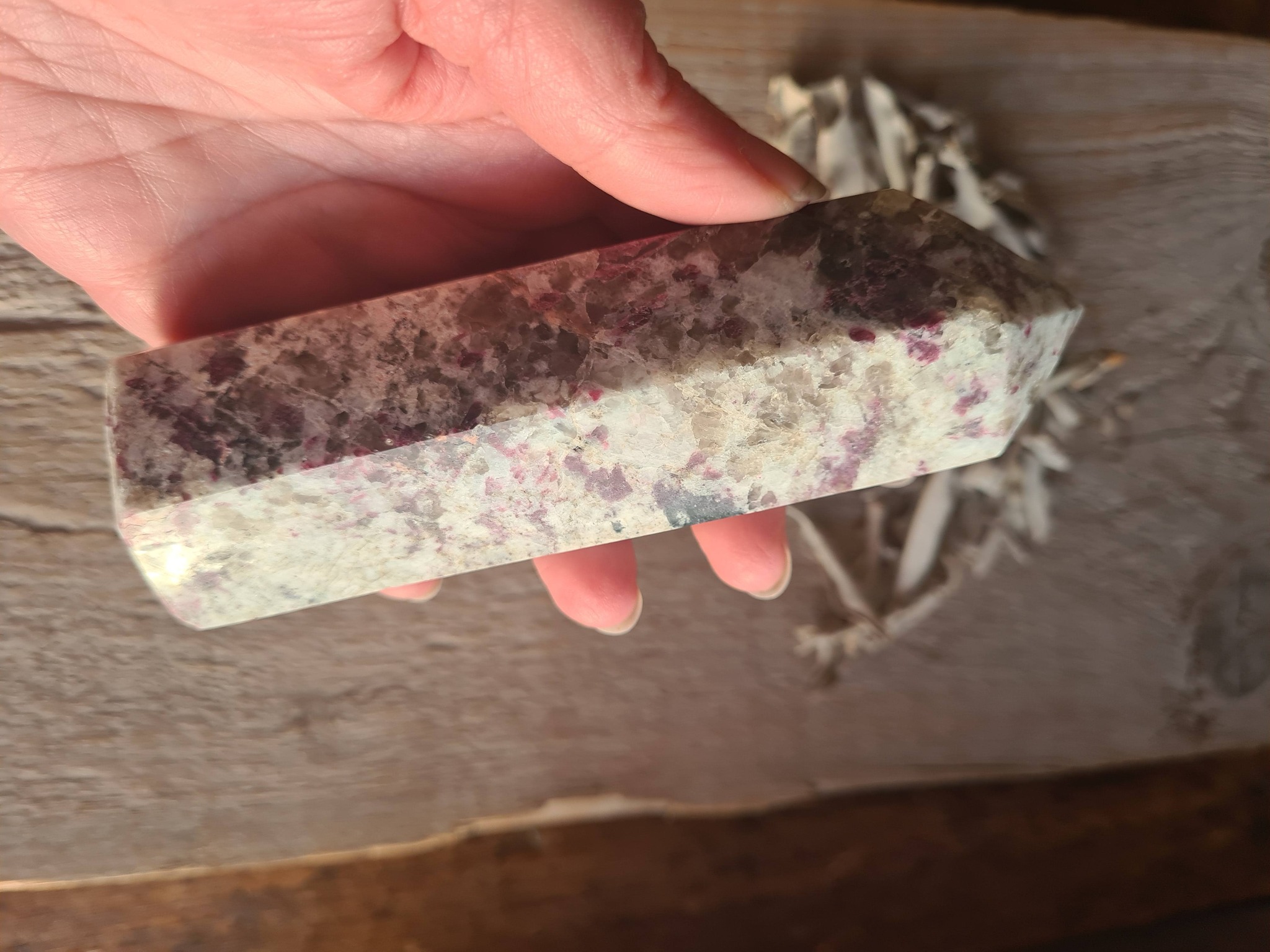 Roze Toermlaijn in kwarts