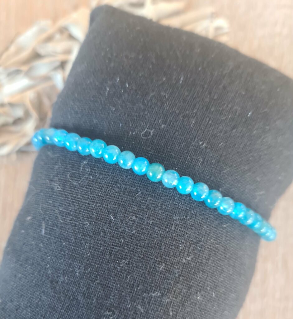 Blauwe apatiet 4 mm
