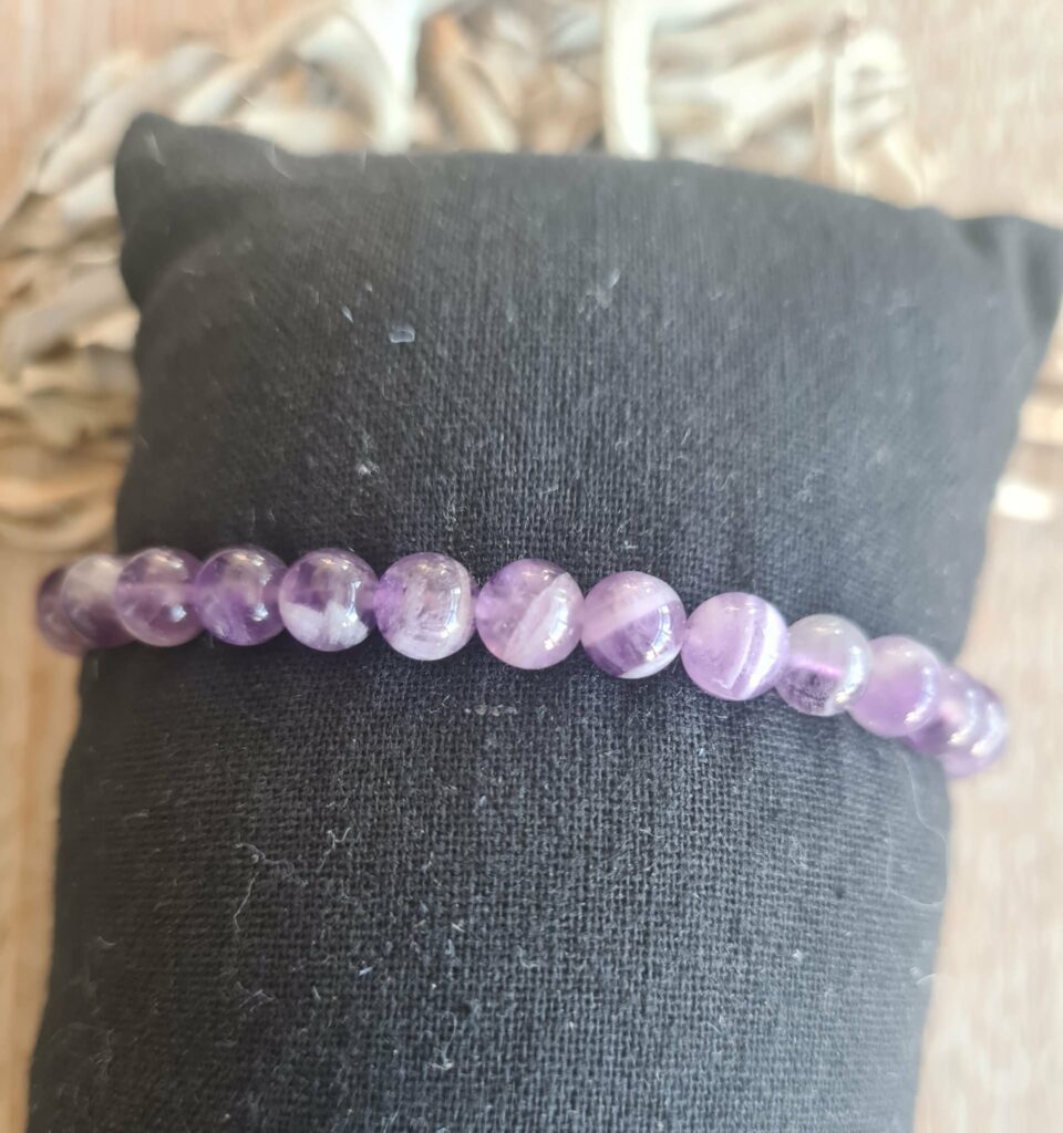 Chevron amethist 6 mm