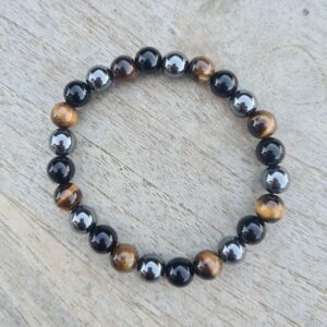 Hematiet onyx tijgeroog