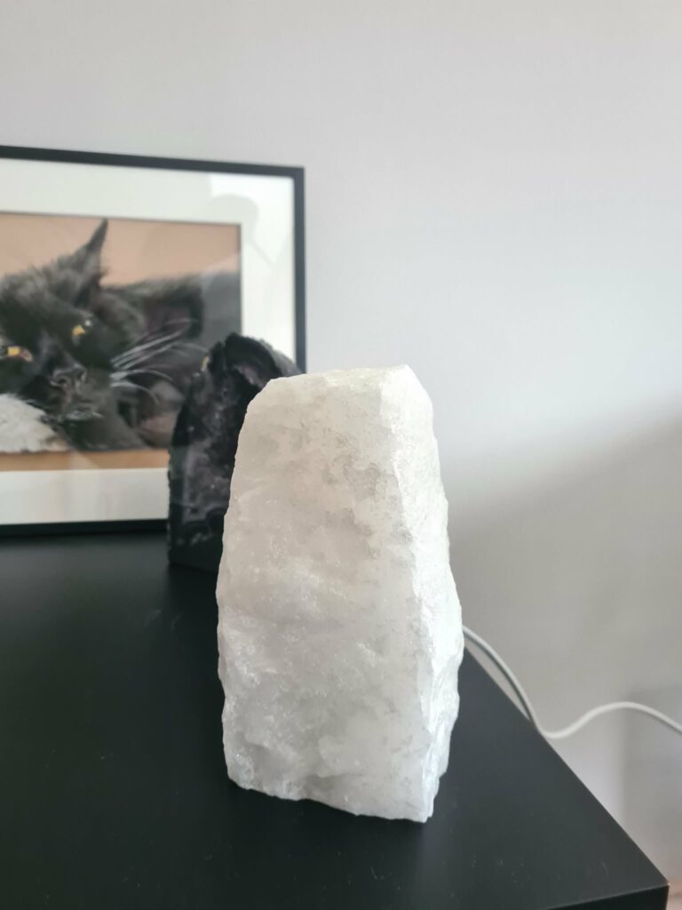 Bergkristal lamp