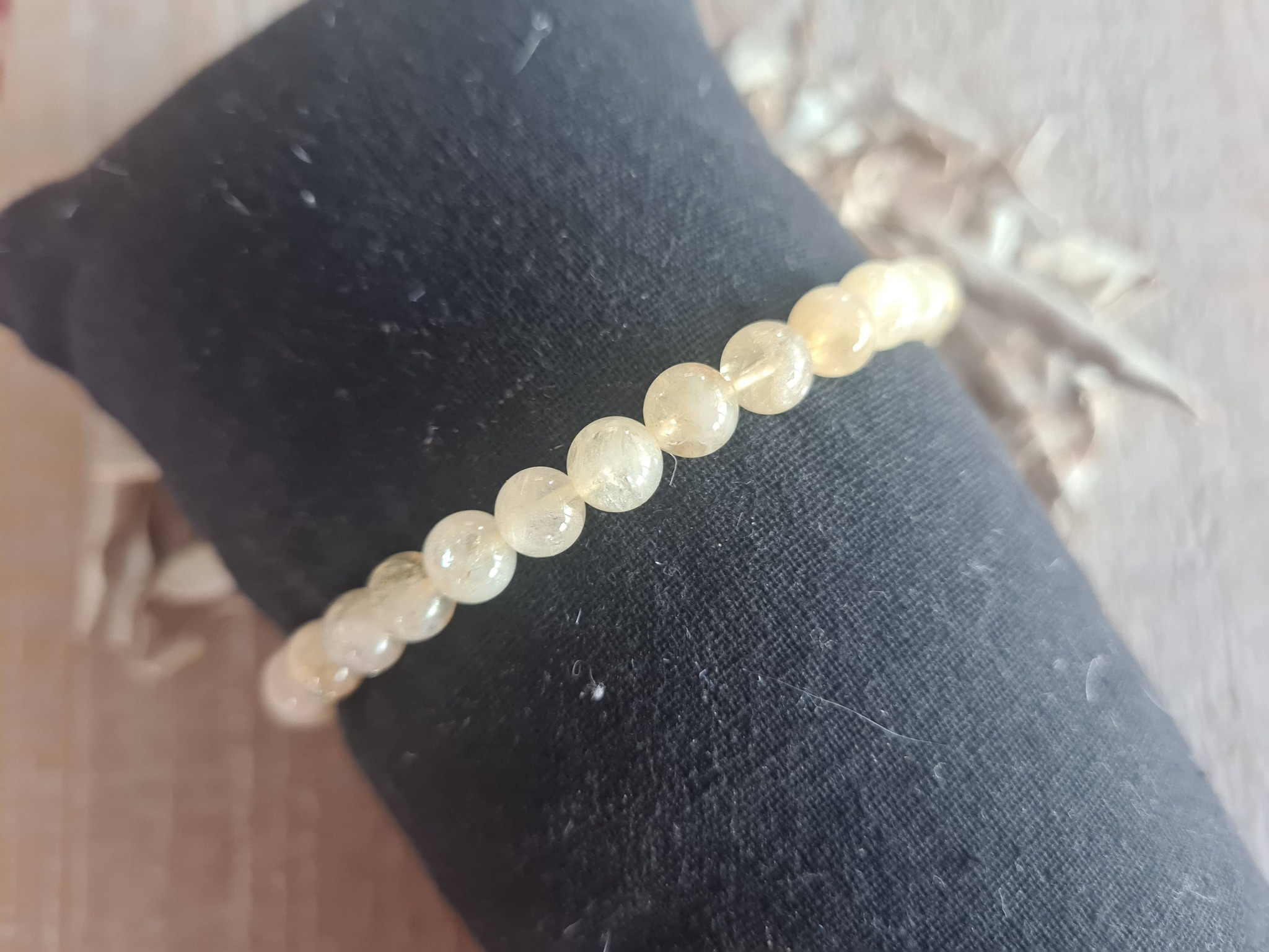 Citrien armband 6 mm