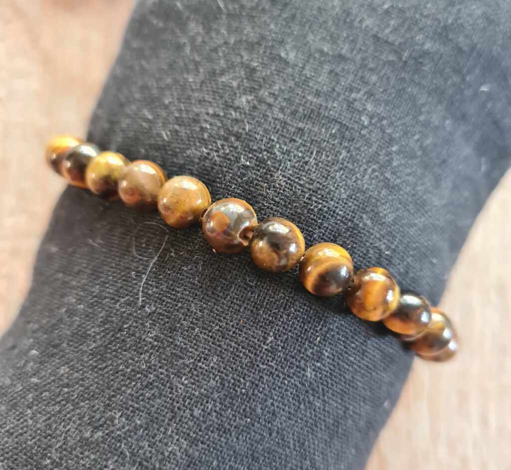 Tijgeroog armband 6 mm