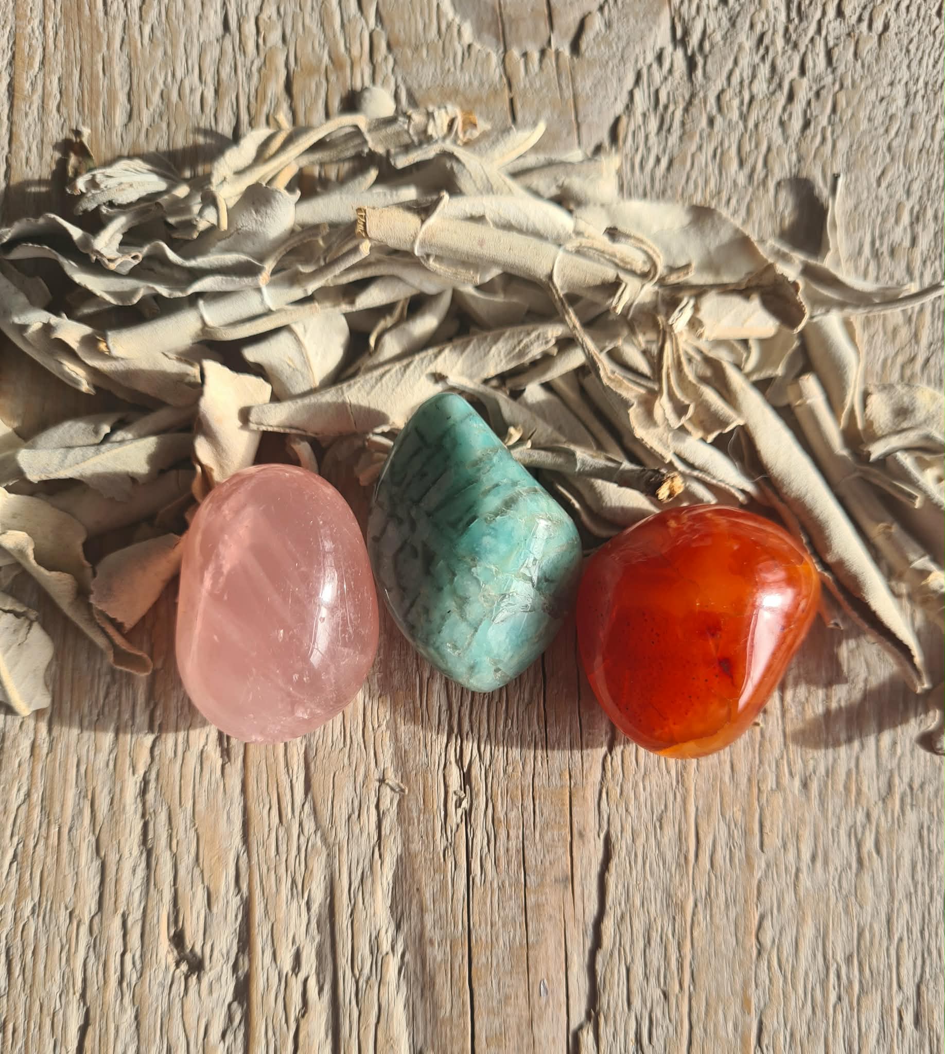 Edelsteen setje troost en kracht